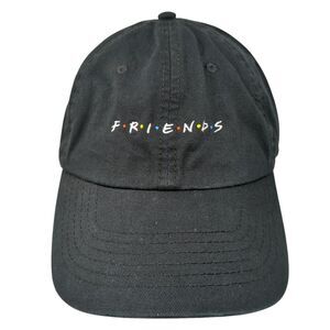 Friends Slideback Hat Black One Size Adjustable Embroidered TV Series